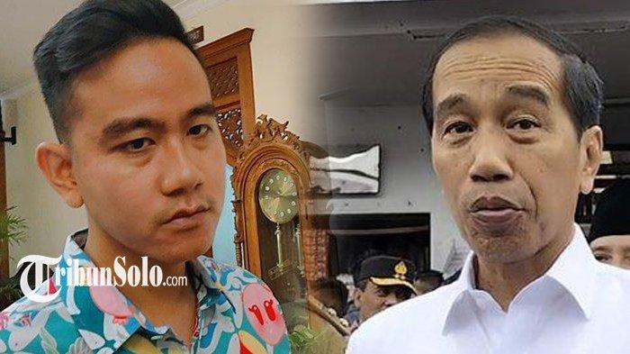 KOLASE FOTO : Gibran Rakabuming Raka (kiri), Presiden Joko Widodo (kanan)
