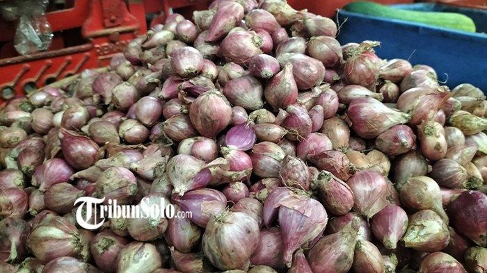 HARGA BAWANG NAIK. Ilustrasi bawang merah yang kini mengalami kenaikan harga. Harga bawang merah di Pasar Boyolali Kota mencapai Rp60.000 per kilogram.