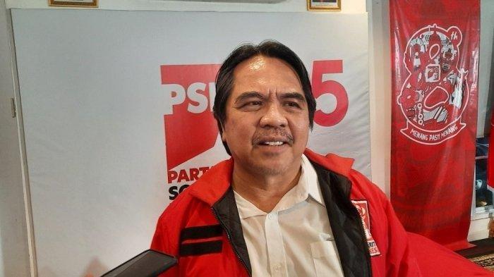 Kader PSI Ade Armando di temui di Kantor DPP PSI Jakarta, Selasa (11/4/2023). Ade Armando mengatakan sejumlah alasan mengapa dirinya menerima sanksi displin dari Ketua Umum PSI, Kaesang Pangarep.