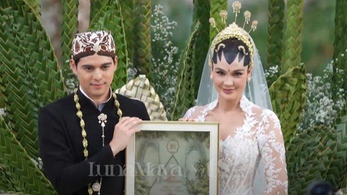 SAH MENIKAH - Luna Maya dan Maxime Bouttier resmi menikah pada 7 Mei 2025.
