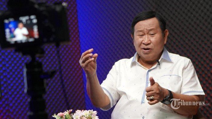 Mantan Kabareskrim Komjen Pol (Purn) Susno Duadji saat Wawancara Eksklusif di Studio Tribun Network, Jakarta, Senin (22/8/2022).