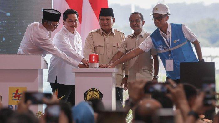 Pemerintahan baru di bawah kepemimpinan Presiden Prabowo Subianto tancap gas mempersiapkan pembangunan untuk mengejar target pertumbuhan ekonomi nasional 8 % . Tidak tanggung-tanggung, dalam 100 hari masa pemerintahannya, diresmikan 37 proyek ketenagalistrikan terdiri dari pembangkit, transmisi, dan gardu induk di 18 provinsi, pada Senin (20/01) di Pembangkit Listrik Tenaga Air (PLTA) Jatigede, Sumedang, Jawa Barat.