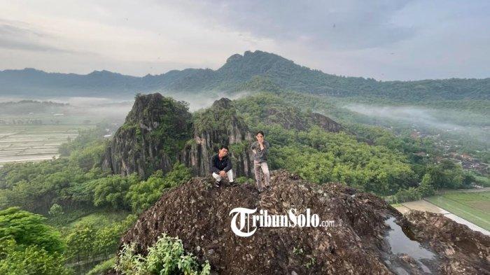 Potrait keindahan Gunung Sepikul di Kabupaten Sukoharjo.