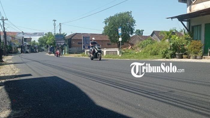 Potret Jalan Jetis, Desa Wonorejo, Polokarto, Sukoharjo.