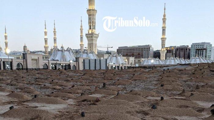 JEMAAH HAJI MEINGGAL - Kompleks pemakaman Baqi di Madinah, Arab Saudi. Jemaah haji Embarkasi Solo yang meninggal dunia pada 2025 terus bertambah.