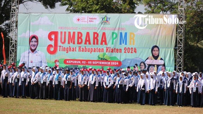 Ribuan anggota Palang Merah Remaja (PMR) ikuti Jumpa Bakti Gembira (Jumbara) Palang Merah Indonesia (PMI) Kabupaten Klaten tahun 2024 di Bumi Perkemahan Kepurun, Kecamatan Manisrenggo, Klaten, mulai tanggal 2 hingga 5 September 2024.