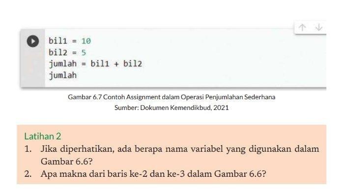 Soal dan kunci jawaban Informatika Kelas 10 SMA Halaman 117 Kurikulum Merdeka: Latihan 2.