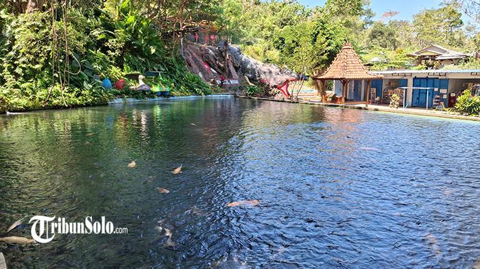 Suasana Umbul Nogo di Desa Karanglor, Kecamatan Manyaran, Wonogiri.
