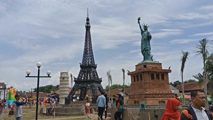 Suasana Bundaran Tiga Menara di Boyolali, Rabu (26/12/2018)
