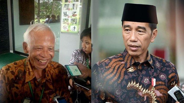 IJAZAH PALSU - Kasmudjo, dosen pembimbing skripsi Presiden Joko Widodo semasa kuliah di Fakultas Kehutanan UGM. Foto TribunNewsmaker.com Kolase/ Instagram @jokowi/ KOMPAS.com/Wijaya Kusuma. Komardin ungkap alasan gugat Kasmudjo di PN Sleman, Yogyakarta,