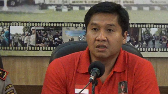 Ketua SC Piala Presiden 2018, Maruarar Sirait, dijumpai di Mapolresta Solo, Minggu (4/2/2018) sore.