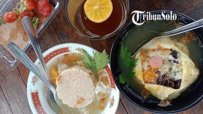 Tampilan Sop Matahari dan Galantin.