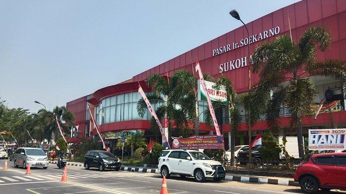 Pasar Ir Soekarno yang berada di Jalan Jenderal Sudirman, Kabupaten Sukoharjo.