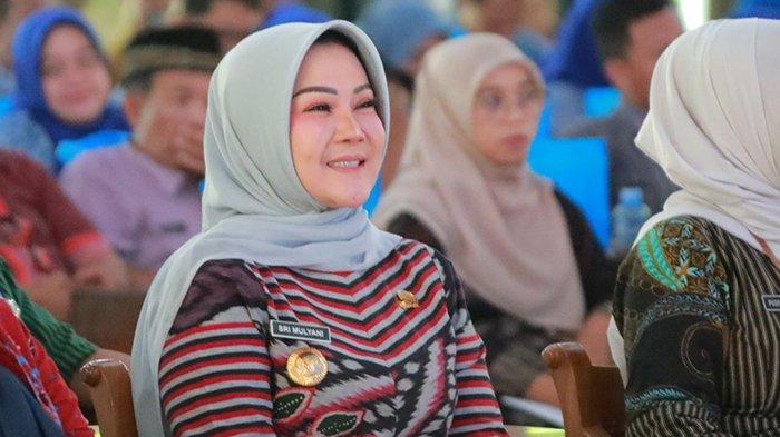 Bupati Klaten Sri Mulyani di Rapat Kerja Daerah (Rakerda) dan Rembug Stunting Klaten Tahun 2024 yang di gelar di Pendopo Pemkab Klaten, Kamis (13/6/2024).
