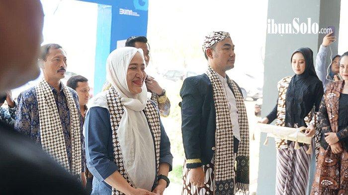 Bupati Bojonegoro, Anna Mu'awanah saat menghadiri acara PKU Akbar PNM Cabang Bojonegoro, Sabtu (23/9/2023).