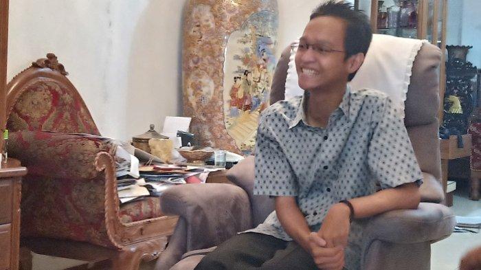 Yudha Sindhu Riyanto saat saat ditemui dirumahnya di Kawasan Solo Baru, Rabu (8/5/2019).