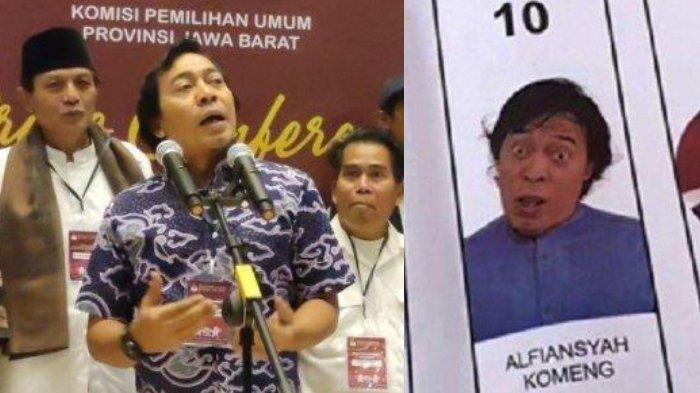Kisah komedian Alfiansyah Bustami alias Komeng raih kursi di DPD RI