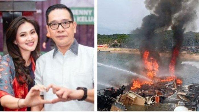 Calon Gubernur Maluku Utara Benny Laos bersama istrinya Sherly Tjoanda.