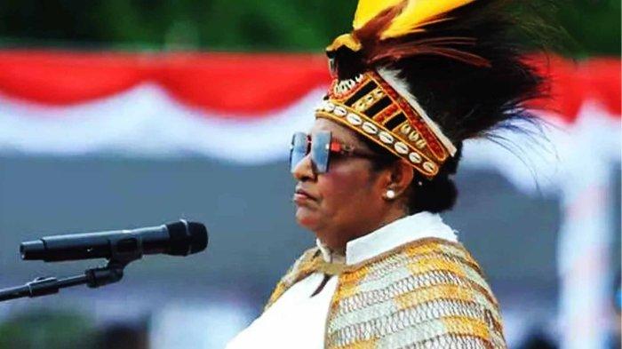 Ribka Haluk salah seorang tokoh perempuan Papua yang dipanggil Presiden terpilih Prabowo Subianto ke kediaman pribadinya, Jalan Kertanegara IV, Jakarta, Senin (14/10/2024).