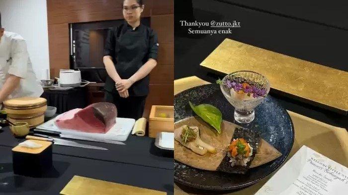 Erina Gudono unggah momen makan sejumlah hidangan setelah melahirkan.