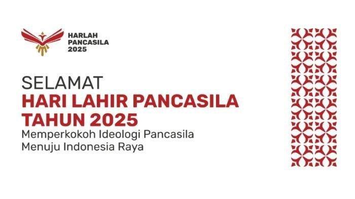 HARI LAHIR PANCASILA - Ilustrasi ucapan Hari Lahir Pancasila diambil dari laman bpip.go.id pada Senin (26/5/2025). Simak kumpulan ucapan Hari Lahir Pancasila 2025 yang penuh motivasi menumbuhkan semangat nasionalisme.