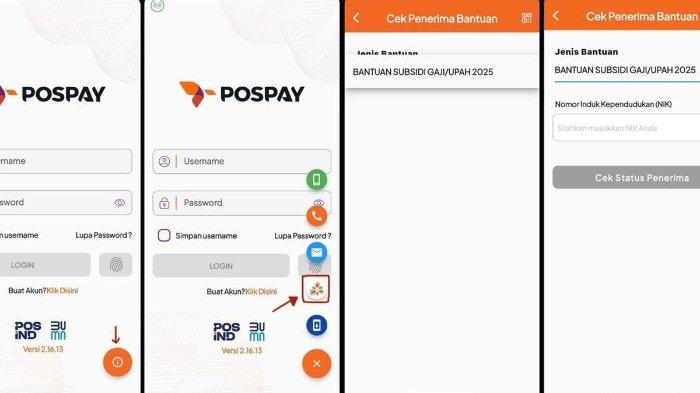 TARIK BSU LEWAT POSPAY - Aplikasi milik Kantor Pos Indonesia untuk mengambil Bantuan Subsidi Upah (BSU) diunduh pada Jumat 4 Juli 2025. Berikut cara cek bantuan subsidi upah (BSU) 2025 melalui kantor pos dengan mendownload aplikasi Pospay.