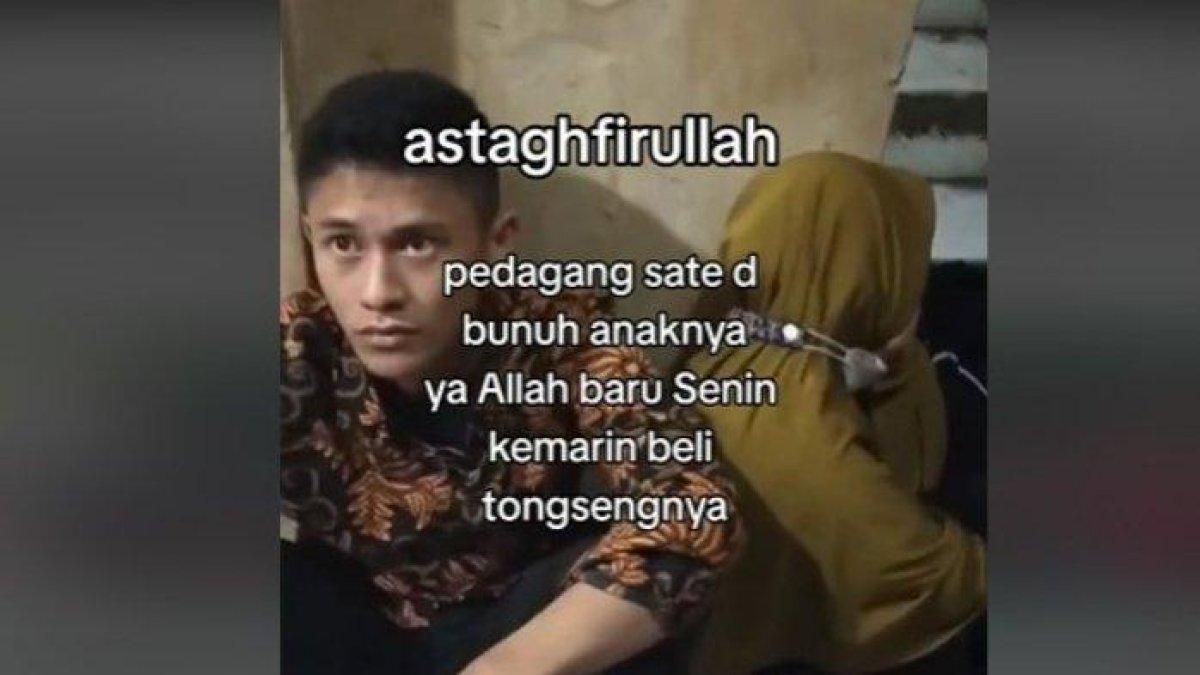 Istri tukang sate Widodo Cahya Putra (43) yang dibunuh anak sendiri, Prada DR.