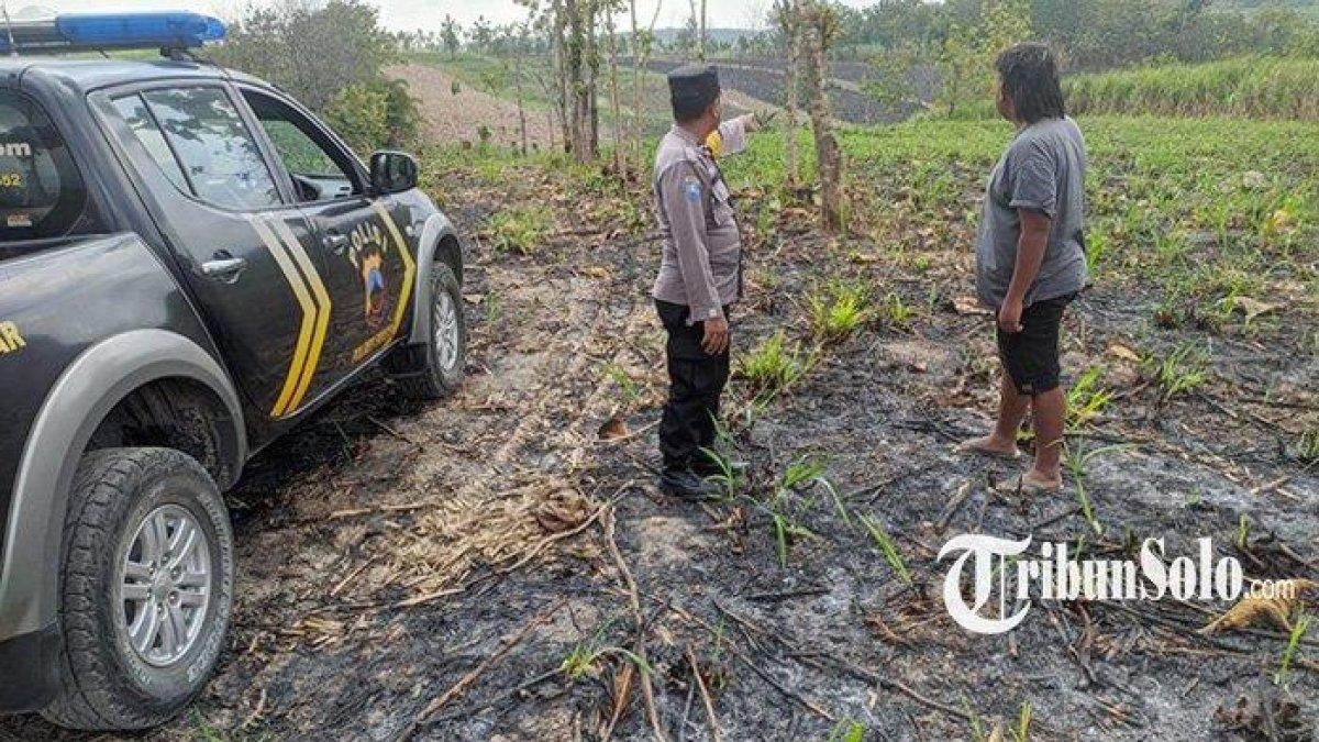 Polsek Jenar, Sragen pantau diduga Karthula di wilayah Dk. Sumberjo Rt.12 Ds. Dawung, Jenar, Sragen, Rabu (28/6/2023).