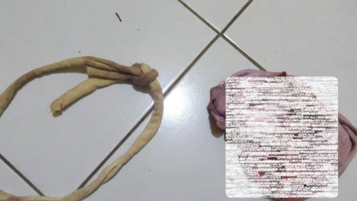 Polsek Tamansari mengamankan barang bukti ikat kain dan kain penyumpal.