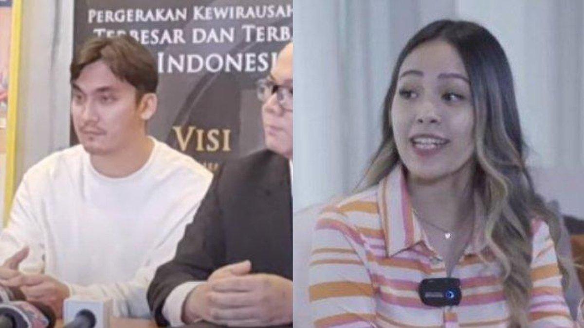 Rendy (kiri) masih ingin selesaikan masalah rumah tangga dengan Lady Nayoan (kanan) bersama keluarga besar.
