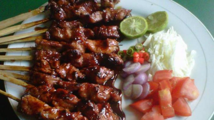 Ilustrasi sate kambing