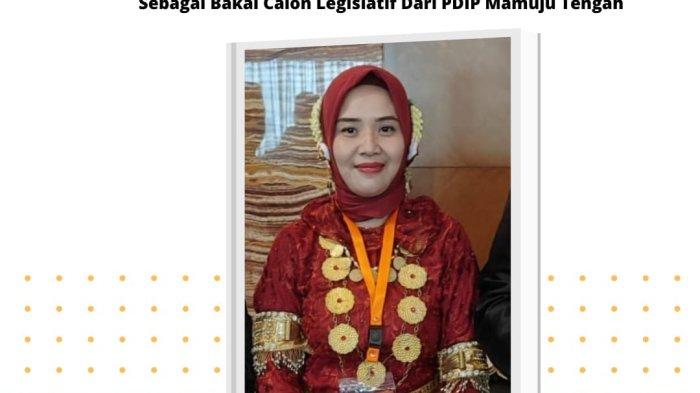Anggota Bawaslu Majene Yanti Rezki Amaliah yang diduga bacaleg PDIP Mamuju tengah