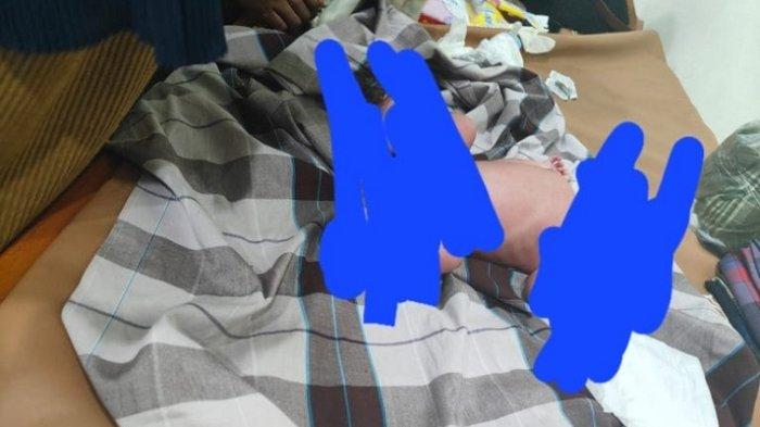Bayi ditemukan warga di Bulu Kaya, Desa Babana, Kecamatan Budung-budong, Kabupaten Mamuju Tengah (Mateng), Sulawesi Barat (Sulbar)