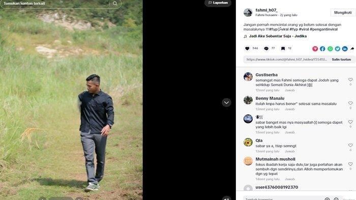 Fahmi Husaeni hapus sosok Anggi Anggraeni, istri yang meninggalkannya setelah sehari menikah di foto prewedding.