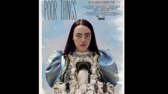 Poster film 'Poor Things (2023)' yang dibintangi Emma Stone, Mark Ruffalo, Willem Dafoe, hingga Ramy Youssef.