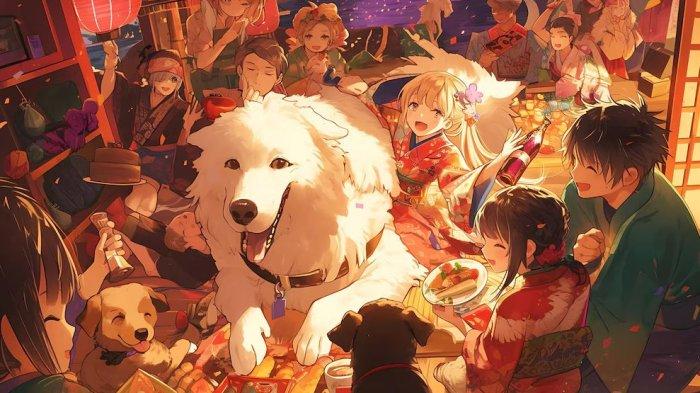 Ilustrasi Shio Anjing.