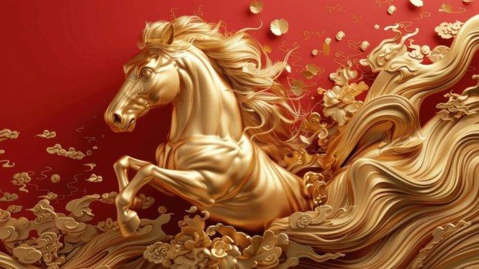 Ilustrasi ornamen Shio Kuda.