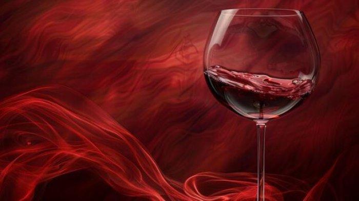 Ilustrasi wine.