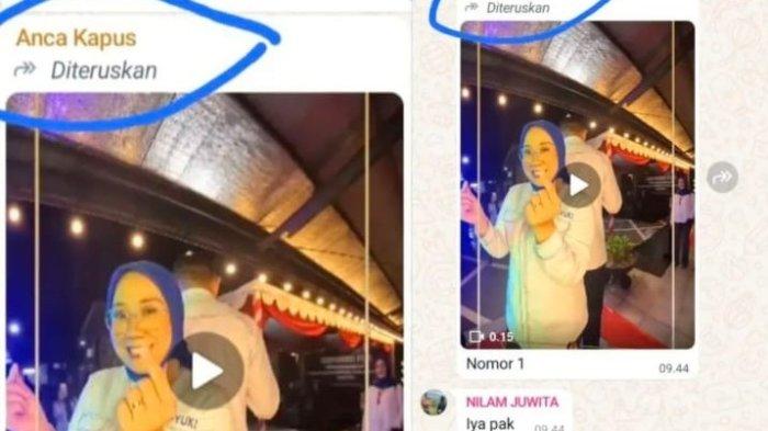 Isi percakapan WhatsAPP diduga mendukung paslon