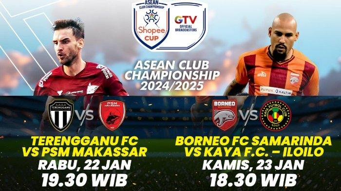 Jadwal ASEAN Club Championship (ACC) 2024/2025 yang diikuti PSM Makassar dan Borneo FC.