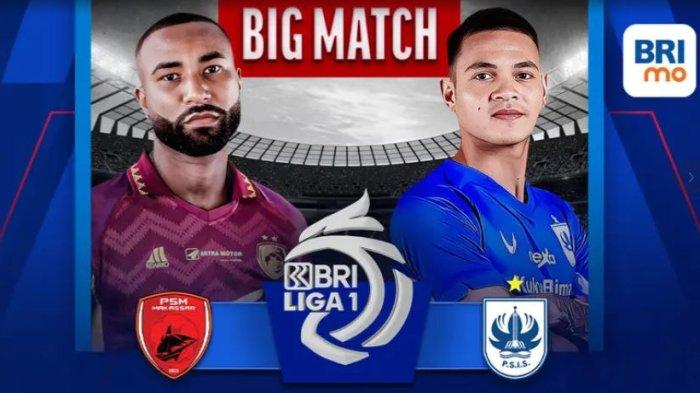 Laga antara PSM Makassar vs PSIS Semarang.