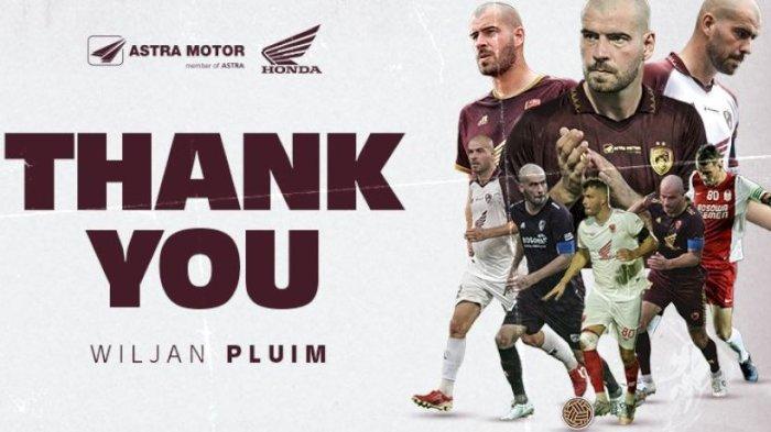 PSM Makassar resmi mengunggah salam perpisahan pada sang legenda, Wiljan Pluim, Senin (9/10/2023).