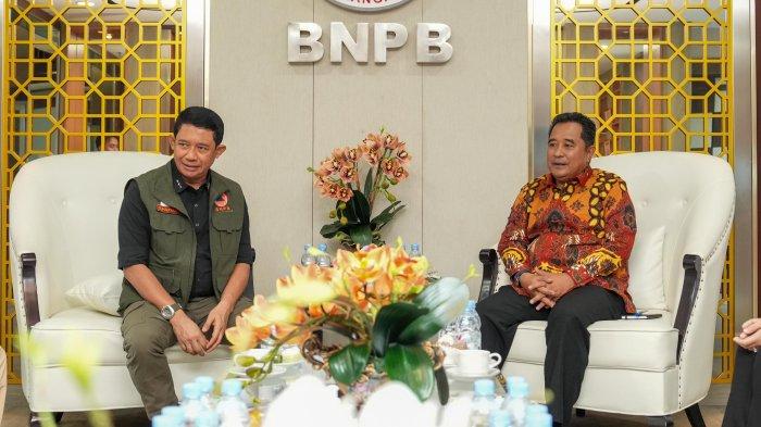 Deputi Bidang Pencegahan BNPB mengundang sejumlah kepala daerah melakukan rapat bersama, di Jakarta, Rabu 4 September 2024.