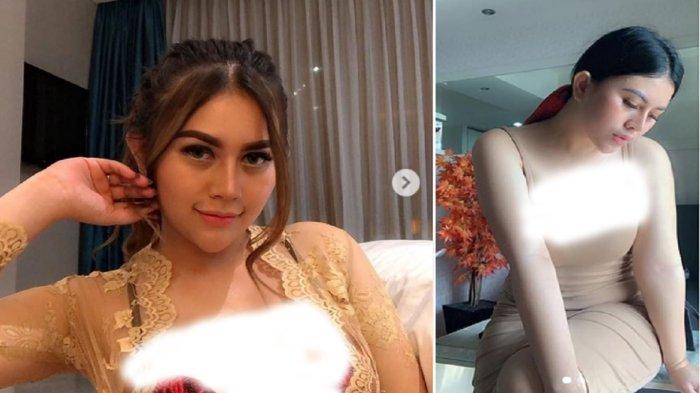 Pose seksi Rena Dyana di instagram, diduga sebagai pelaku video Kebaya Hijau