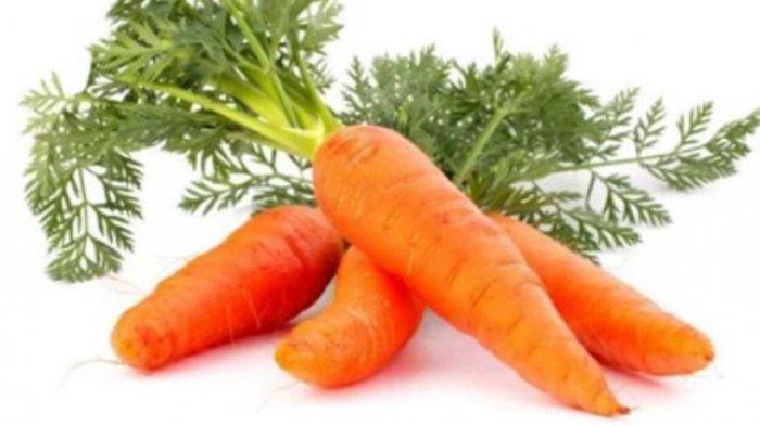 Wortel memiliki vitamin A dan juga beta karoten.