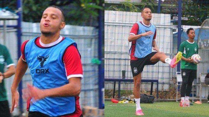 Gustavo Souza nampak melakukan tes fisik bersama PSIS Semarang. Diproyeksikan menjadi striker baru Laskar Mahesa Jenar di putaran kedua Liga 1 2024-2025.