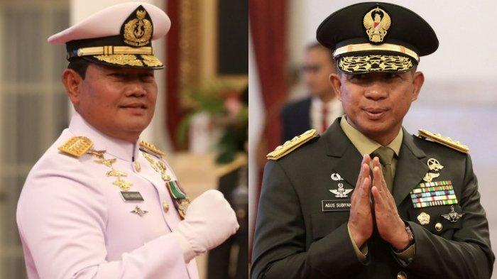 KSAD Jenderal Agus Subiyanto menjadi calon Panglima TNI pengganti Laksamana Yudo Margono, namanya dikirim Presiden Jokowi ke DPR RI. Jenderal Agus baru saja dilantik oleh Presiden Joko Widodo sebagai Kepala Staf Angkatan Darat (KSAD), pada Rabu, 25 Oktober 2023.
