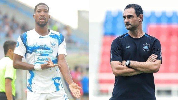 KOLASE FOTO: Pemain PSIS Semarang Boubakary Diarra dan pelatih PSIS Gilbert Agius