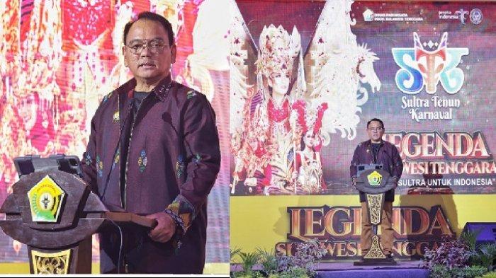 Pj Gubernur Sulawesi Tenggara (Sultra) Andap Budhi Revianto bertekad untuk melestarikan tenun khas agar menjadi kekuatan ekonomi di Sultra. Hal tersebut disampaikannya saat membuka acara Sultra Tenun Karnaval tahun 2023, Sabtu (02/12/23).