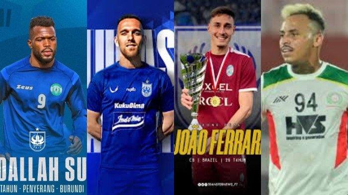 KOLASE FOTO: Empat pemain asing baru PSIS Semarang tinggal diresmikan, yakni Sudi Abdallah, Joao Ferarri, Fernandinho dan Lucas Bareto